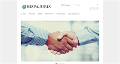 Desktop Screenshot of hispajuris.es